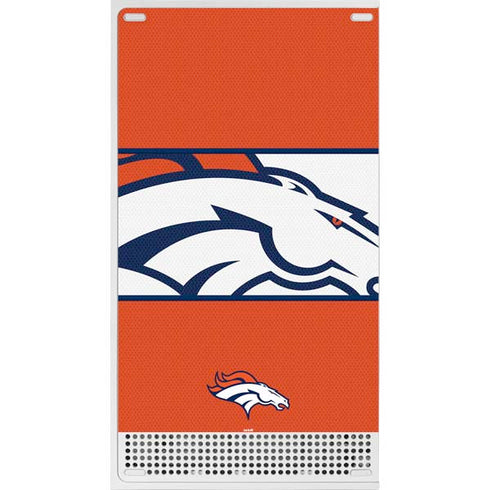 NFL Denver Broncos Zone Block Xbox Series S Console Skin